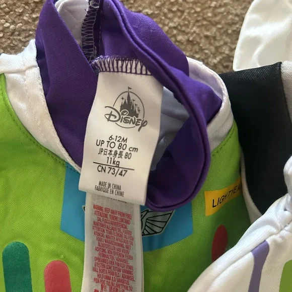 Disney Super Hero Buzz Lightyear 6-12 months - Picture 3 of 4